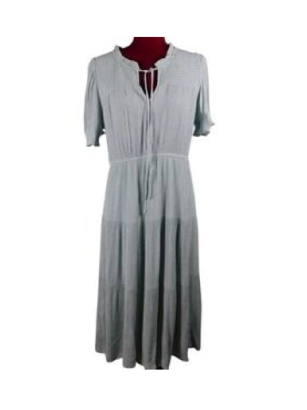 Sweet Wanderer French Blue Midi Dress